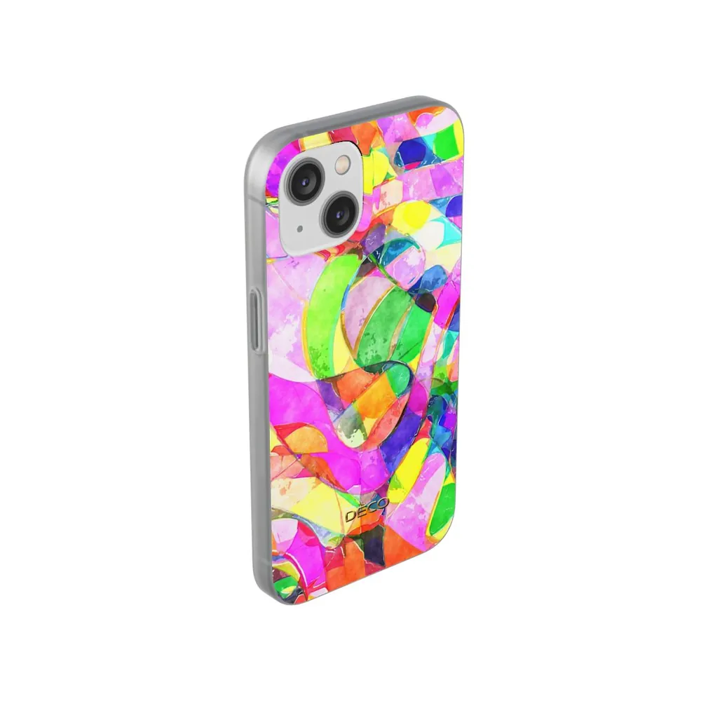 Abstract Neon Watercolor Phone Case