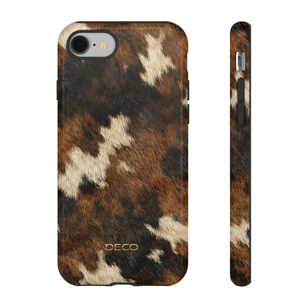 Cowhide Western Skin Tough Phone Case