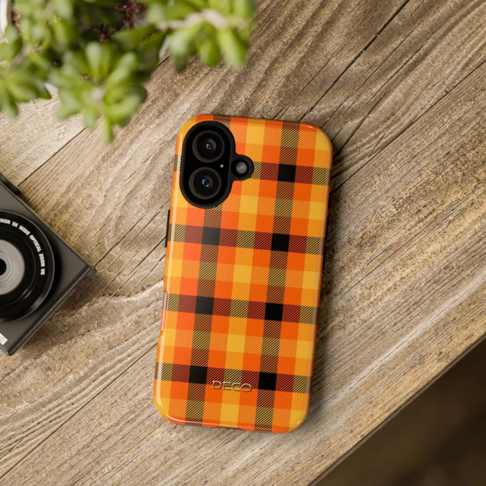 Sunshine Checked Tartan Plaid Tough Phone Case