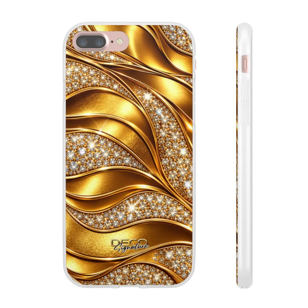 Luxury Gold & Diamonds DECO Signature Phone Case
