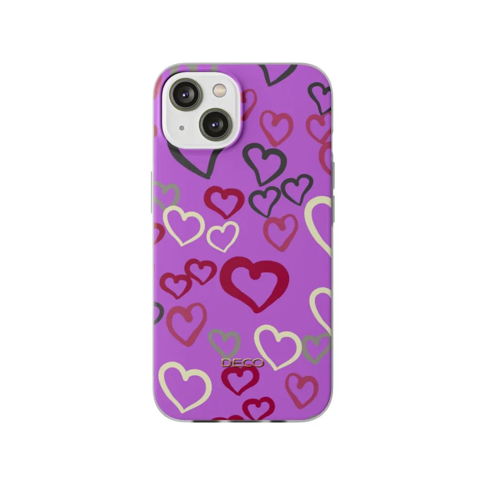 Painted Hearts Phone Case