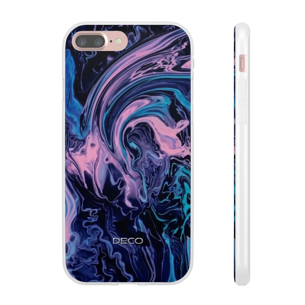 Pastel Rainbow Deep Swirl Phone Case