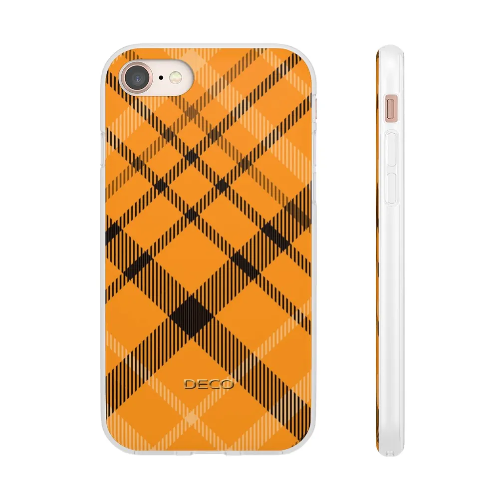 Yellow Ochre Tartan Plaid Phone Case
