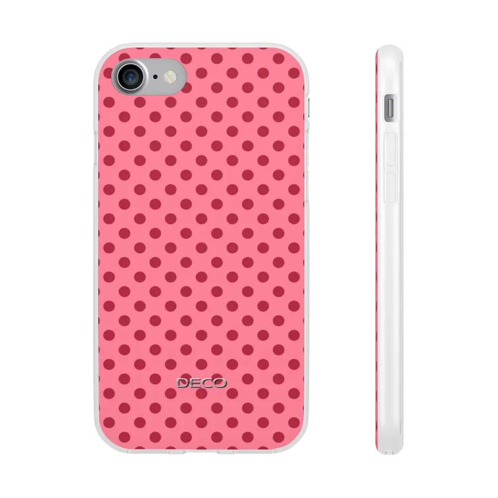 Pink & Red Polka Dots Phone Case