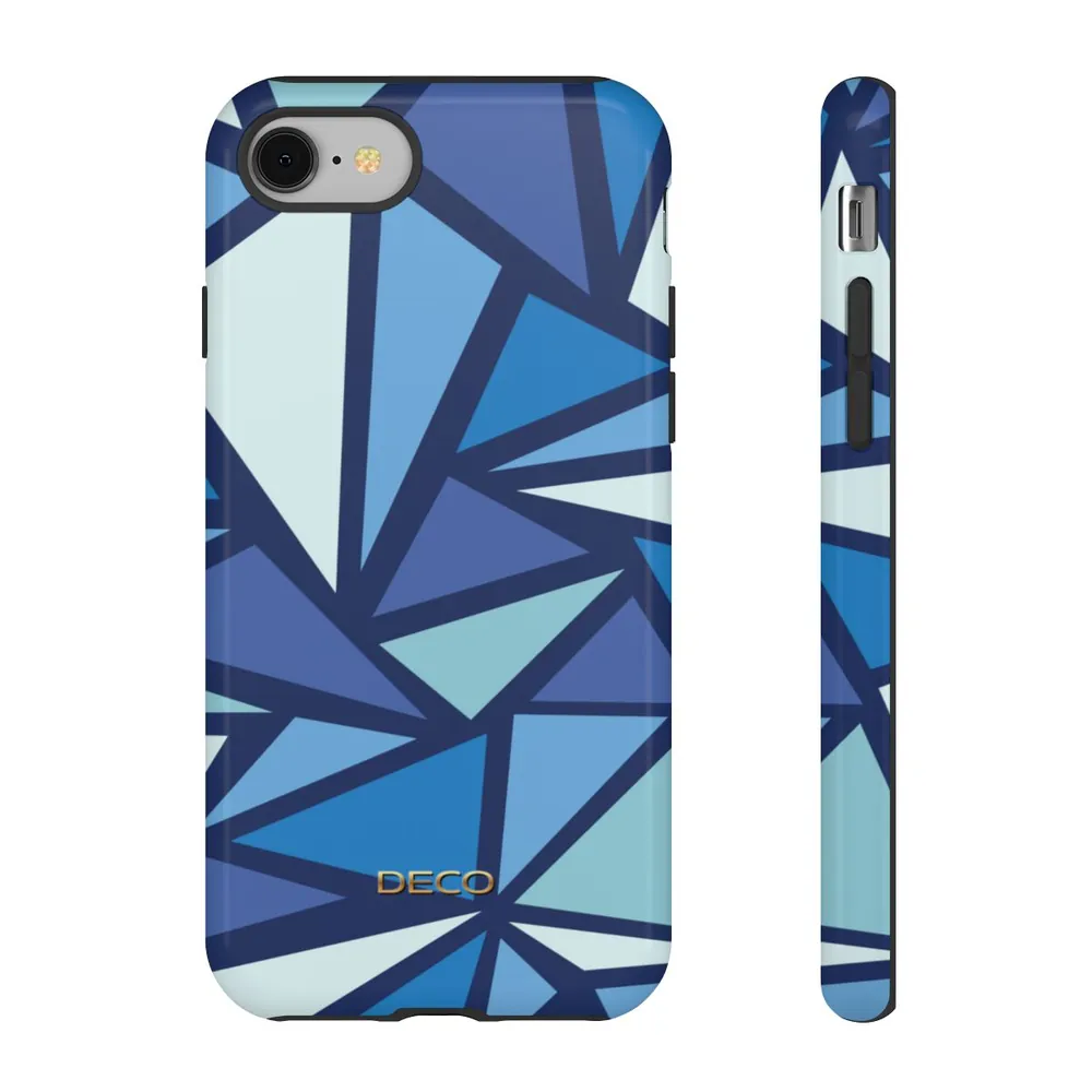 Blue Angles Geometric Tough Phone Case