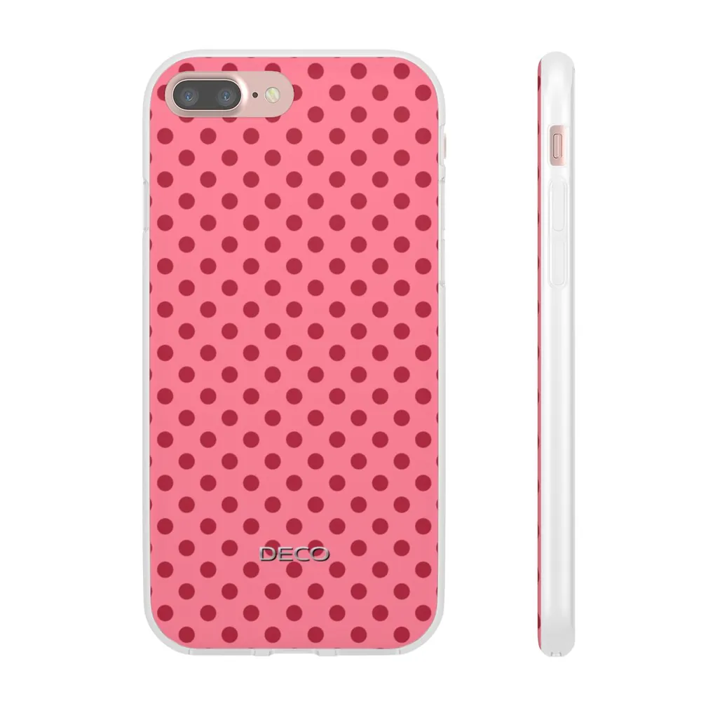 Pink & Red Polka Dots Phone Case