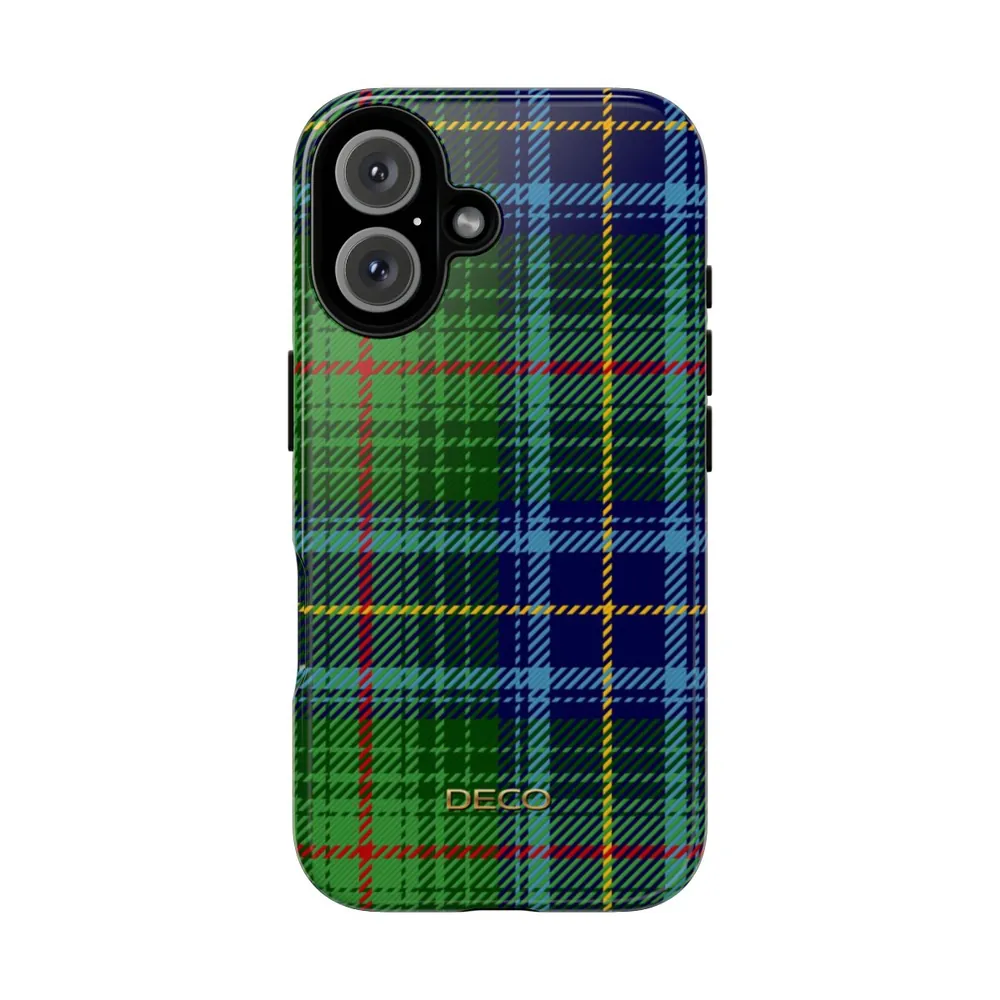 Blue Green Tartan Plaid Tough Phone Case