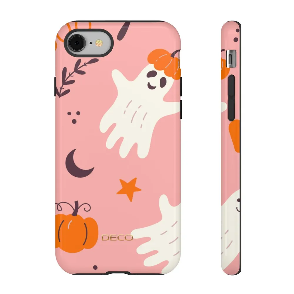 Pumpkin Ghosts Spooky Halloween Tough Phone Case