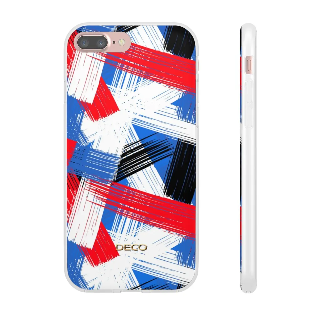Brushstrokes Geometric Art Phone Case