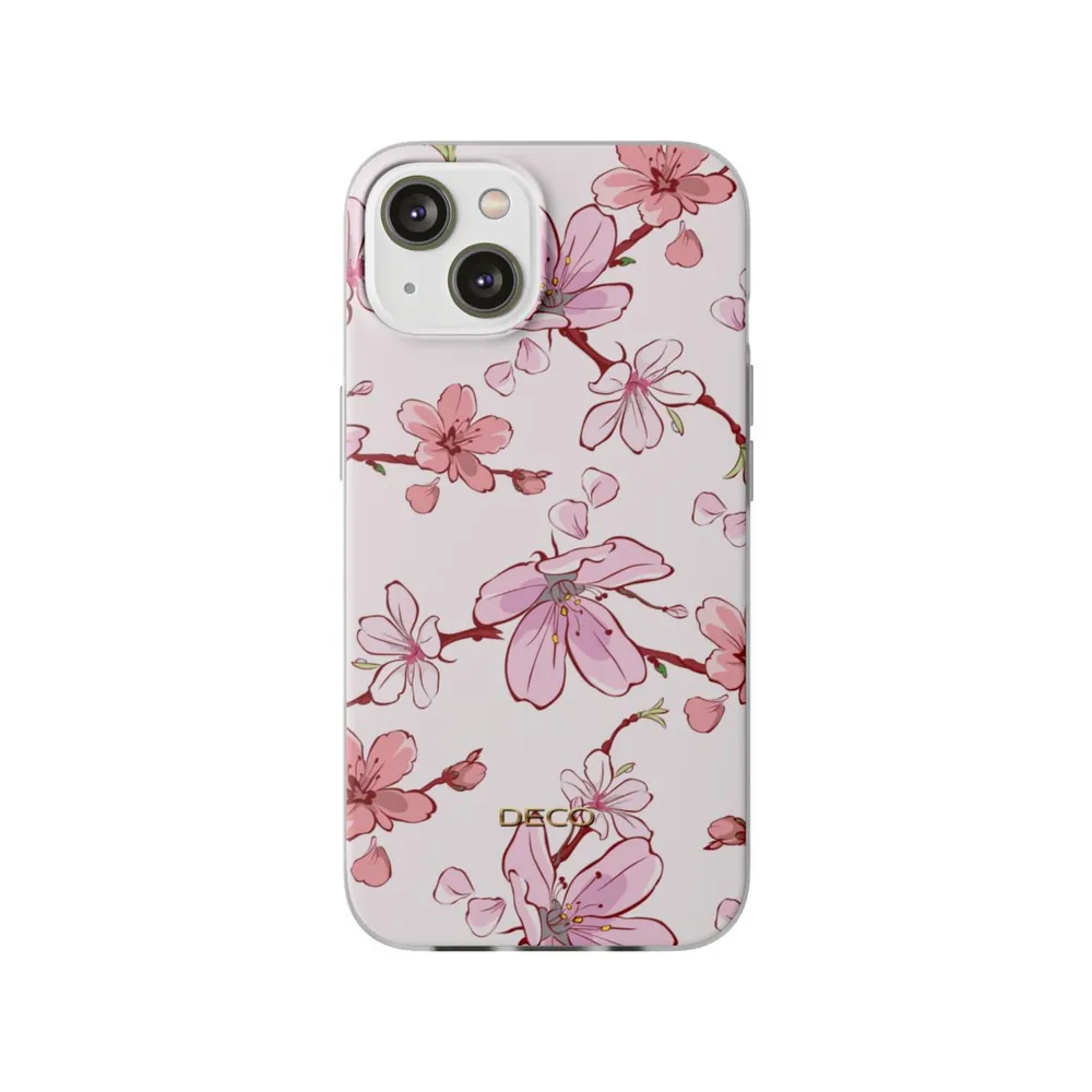 Pink Cherry Blossoms Floral Phone Case