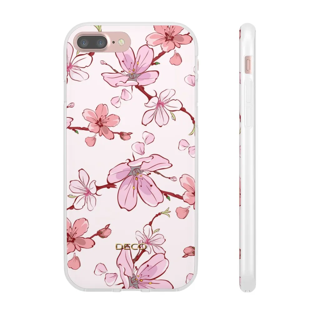 Pink Cherry Blossoms Floral Phone Case