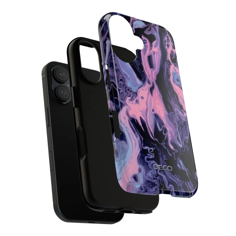 Pastel Contrast Swirl Tough Phone Case