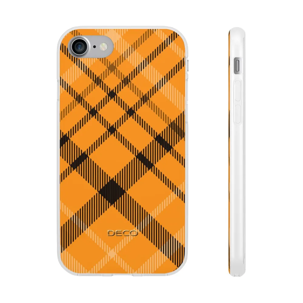 Yellow Ochre Tartan Plaid Phone Case
