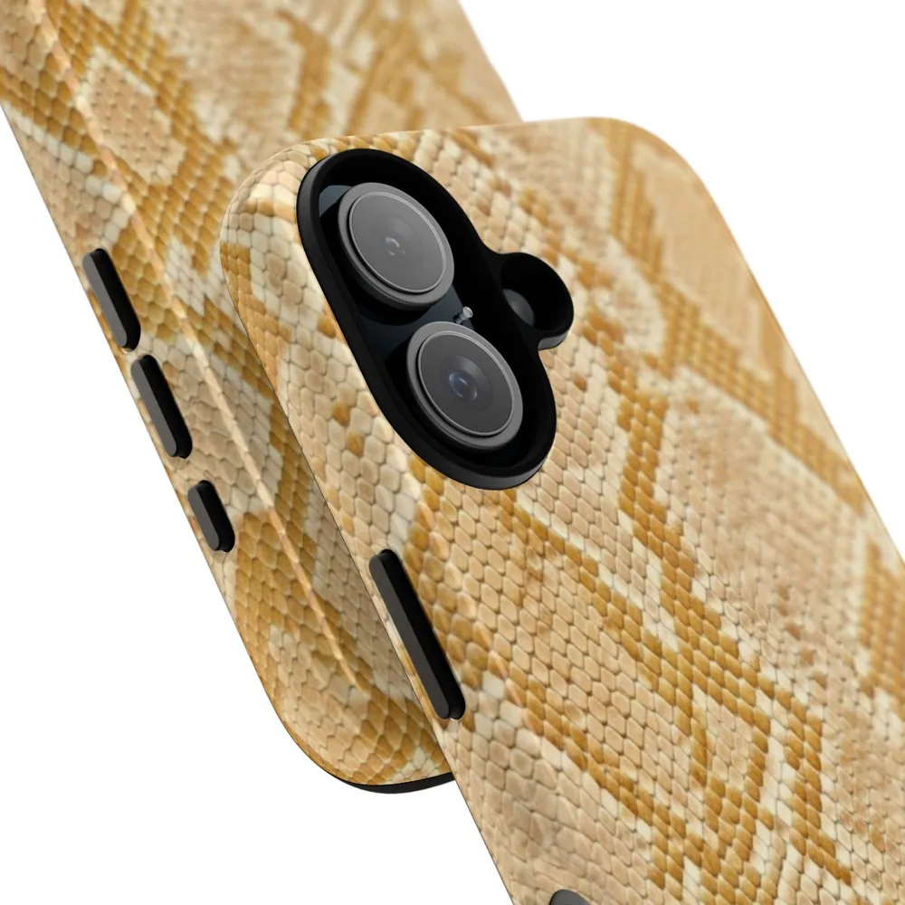 Albino Python Snake Skin Tough Phone Case