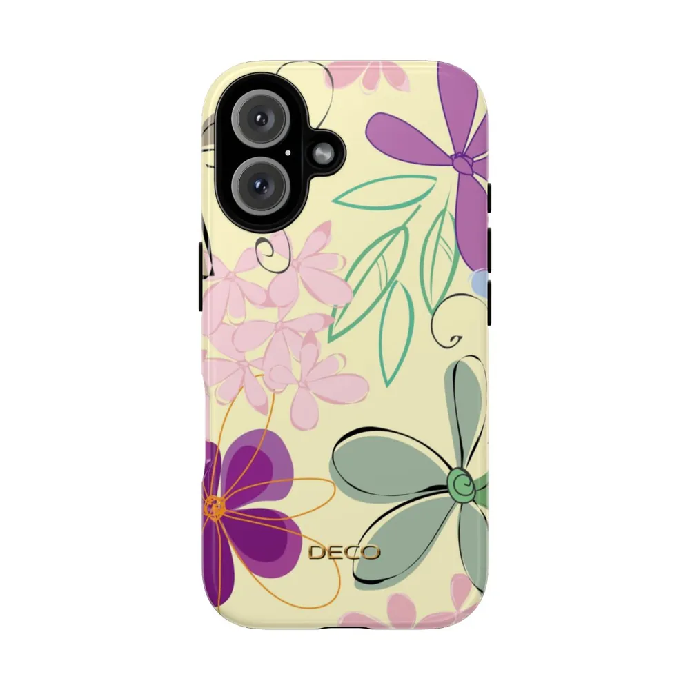 Whimsy Floral Tough Phone Case