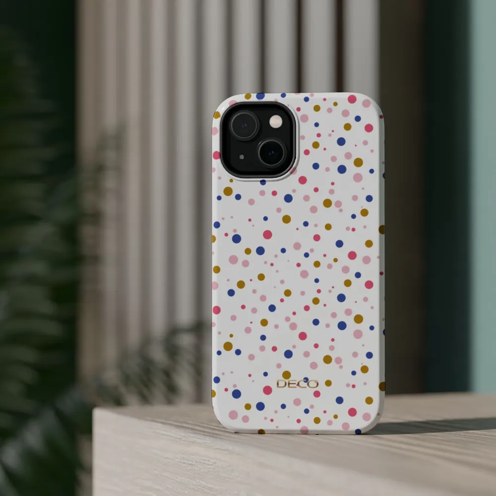 Random Dots MagSafe Impact-Resistant Phone Case