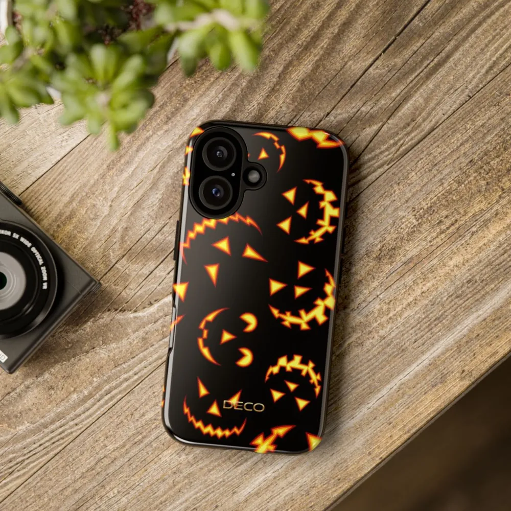 Creepy Jack-o-lanterns Spooky Halloween Tough Phone Case