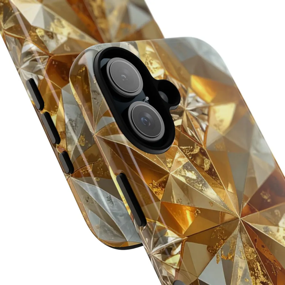 Luxury Diamond Facets DECO Signature Tough Phone Case