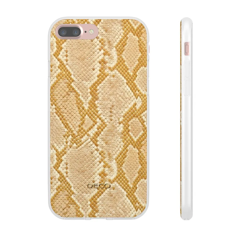 Albino Python Snake Skin Phone Case