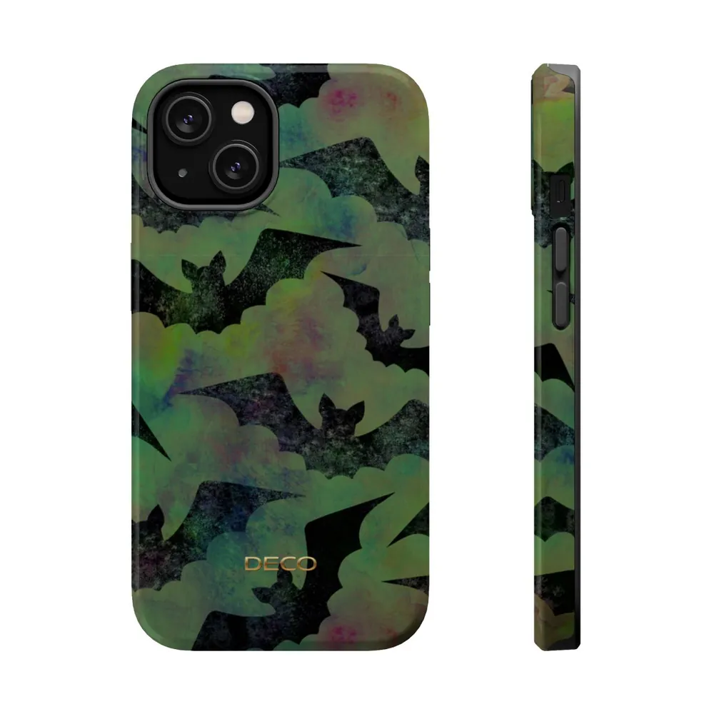 Bats Spooky Halloween MagSafe Impact-Resistant Phone Case
