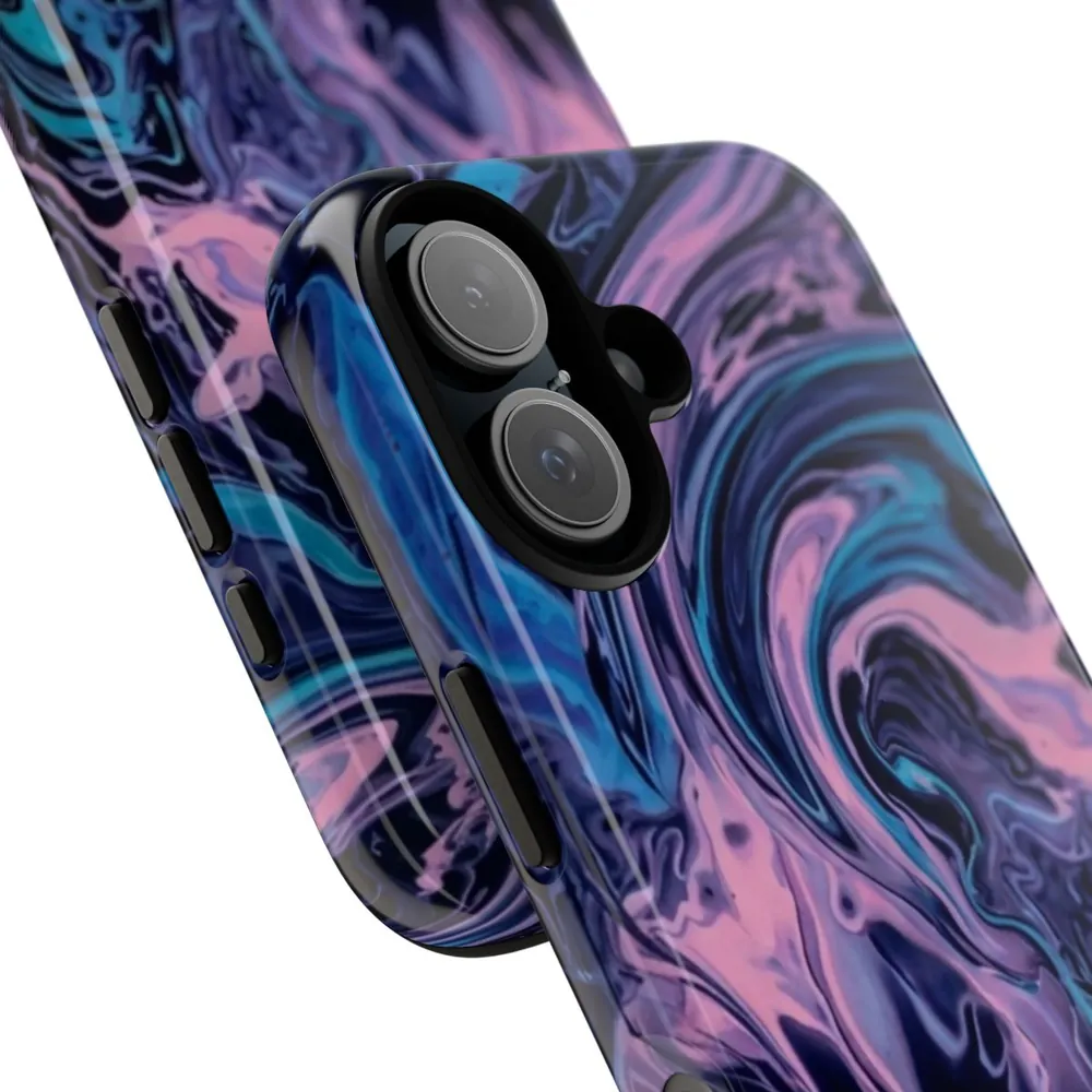 Pastel Rainbow Deep Swirl Tough Phone Case