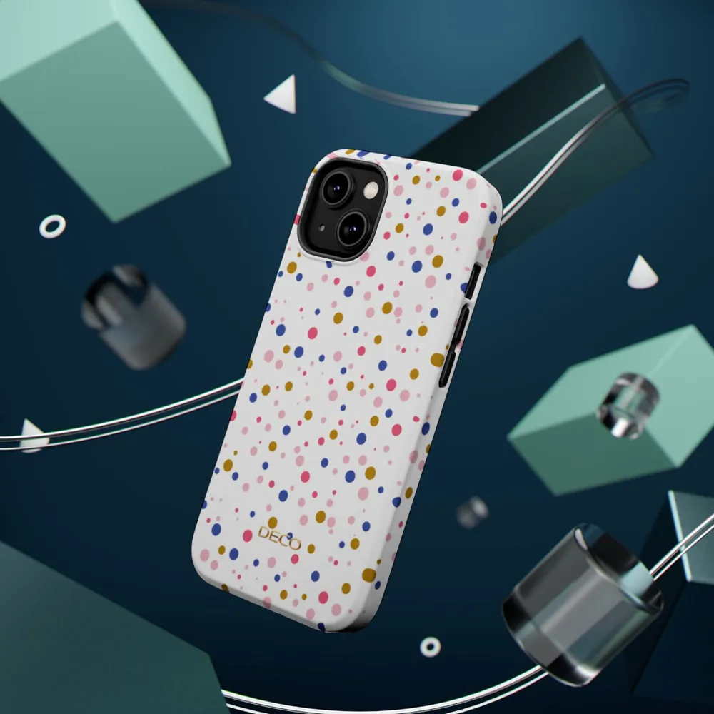 Random Dots MagSafe Impact-Resistant Phone Case