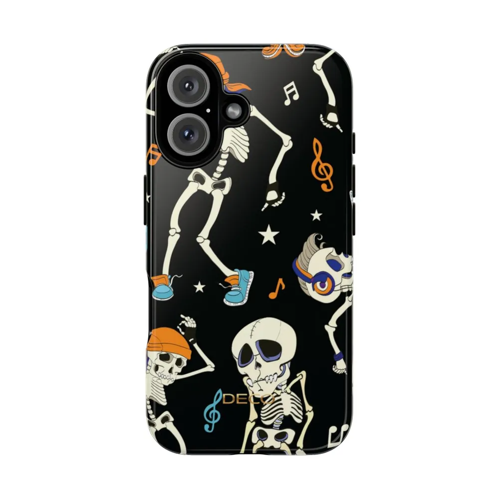 Dancing Skeletons Spooky Halloween Tough Phone Case