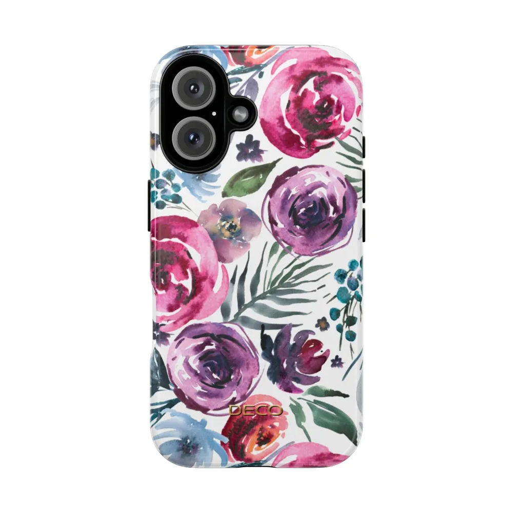 Watercolor Bouquet Floral Tough Phone Case