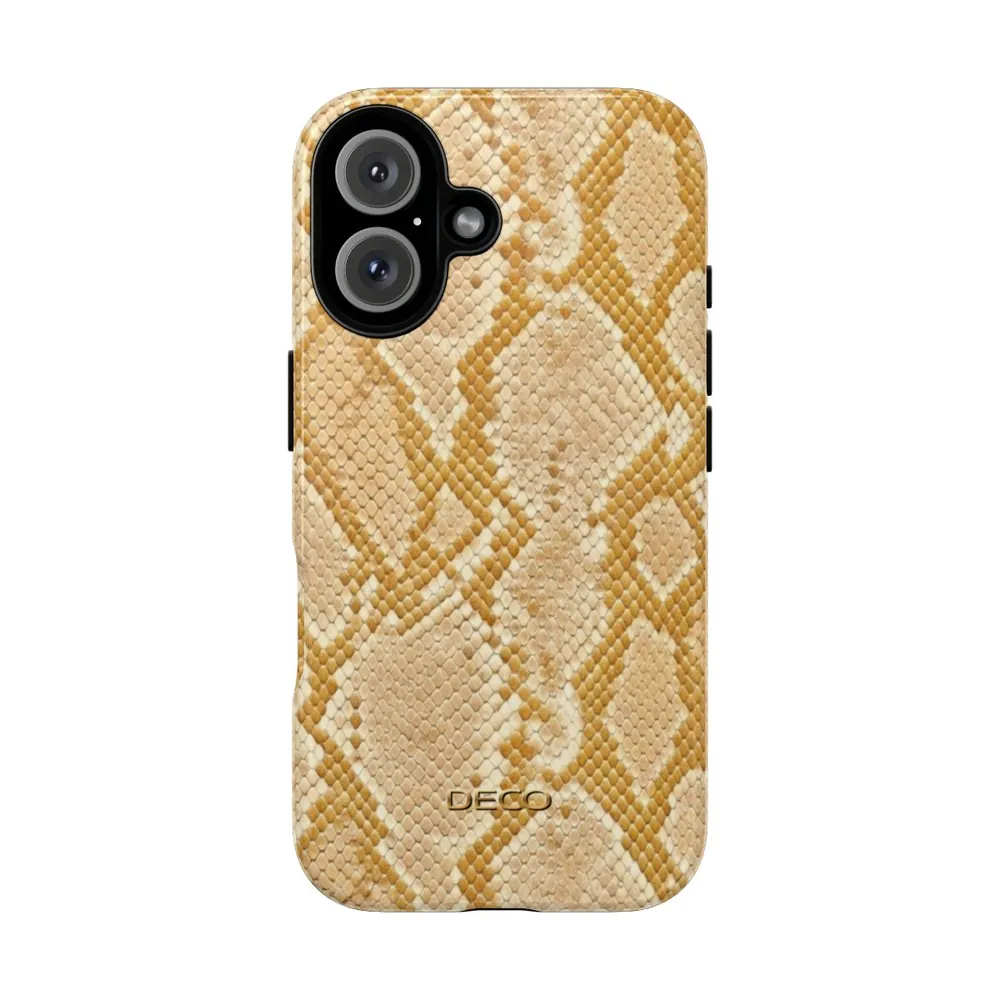 Albino Python Snake Skin Tough Phone Case
