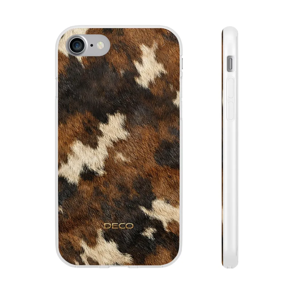 Cowhide Western Skin Phone Case
