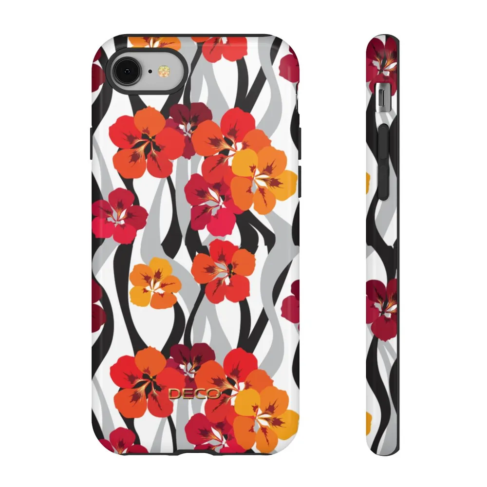 Hibiscus Floral Tough Phone Case