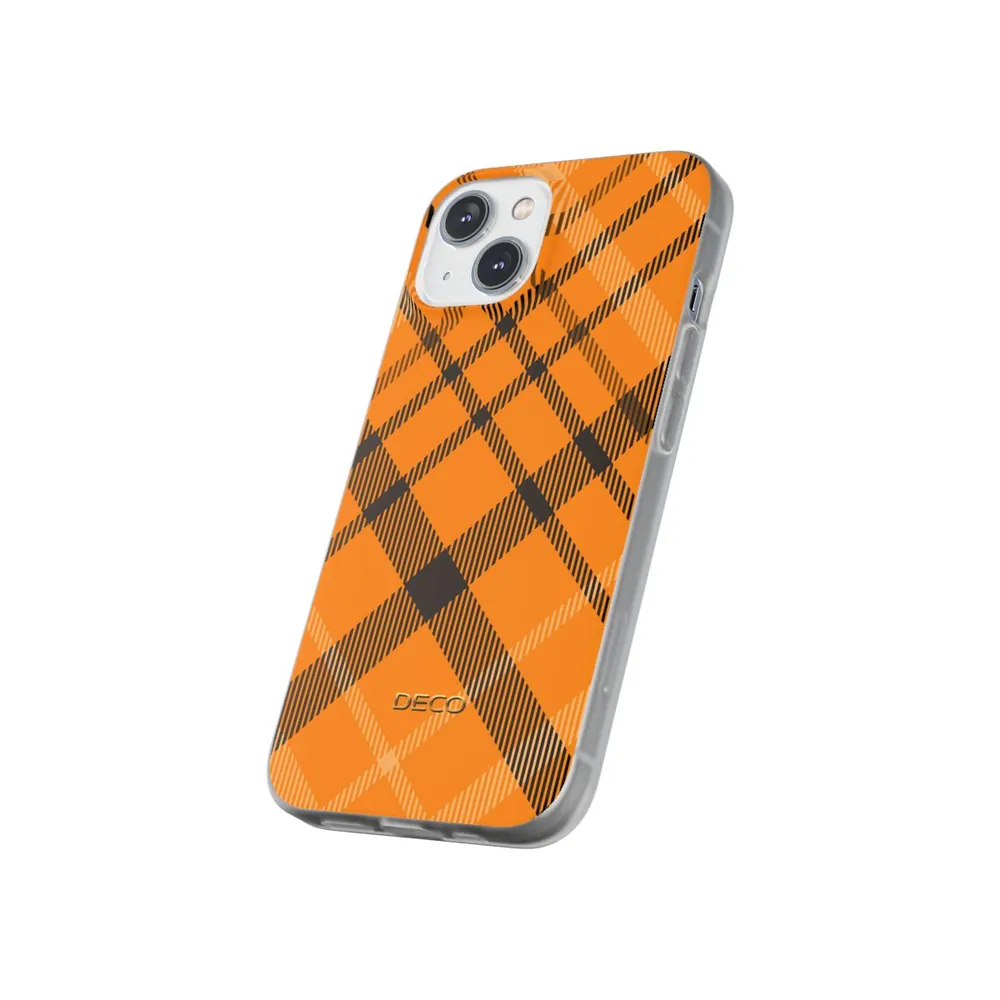 Yellow Ochre Tartan Plaid Phone Case