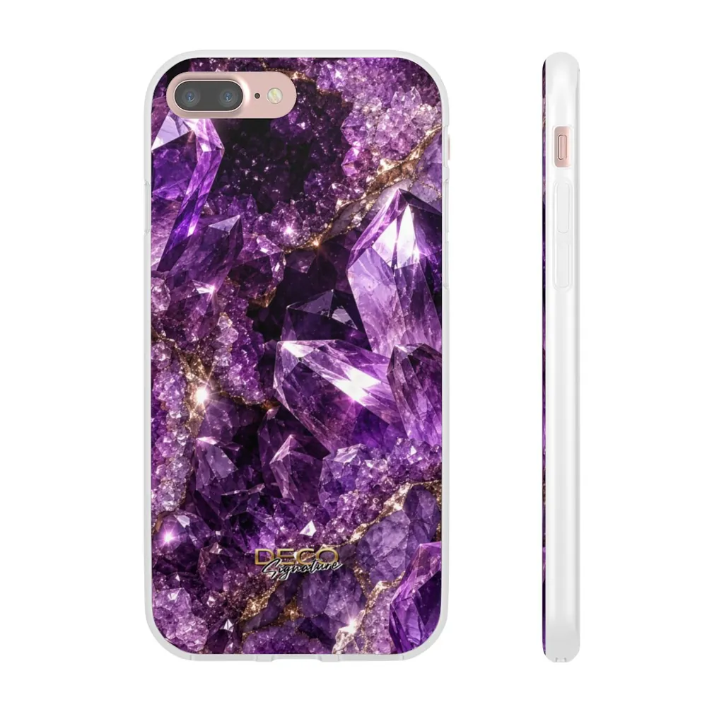Luxury Sparkling Amethyst DECO Signature Phone Case