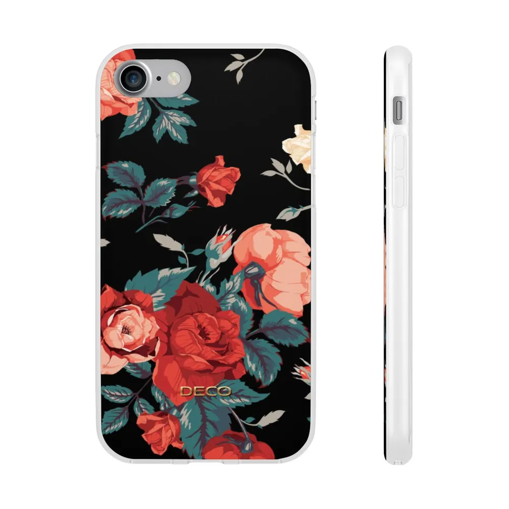 Deep Rose Floral Phone Case
