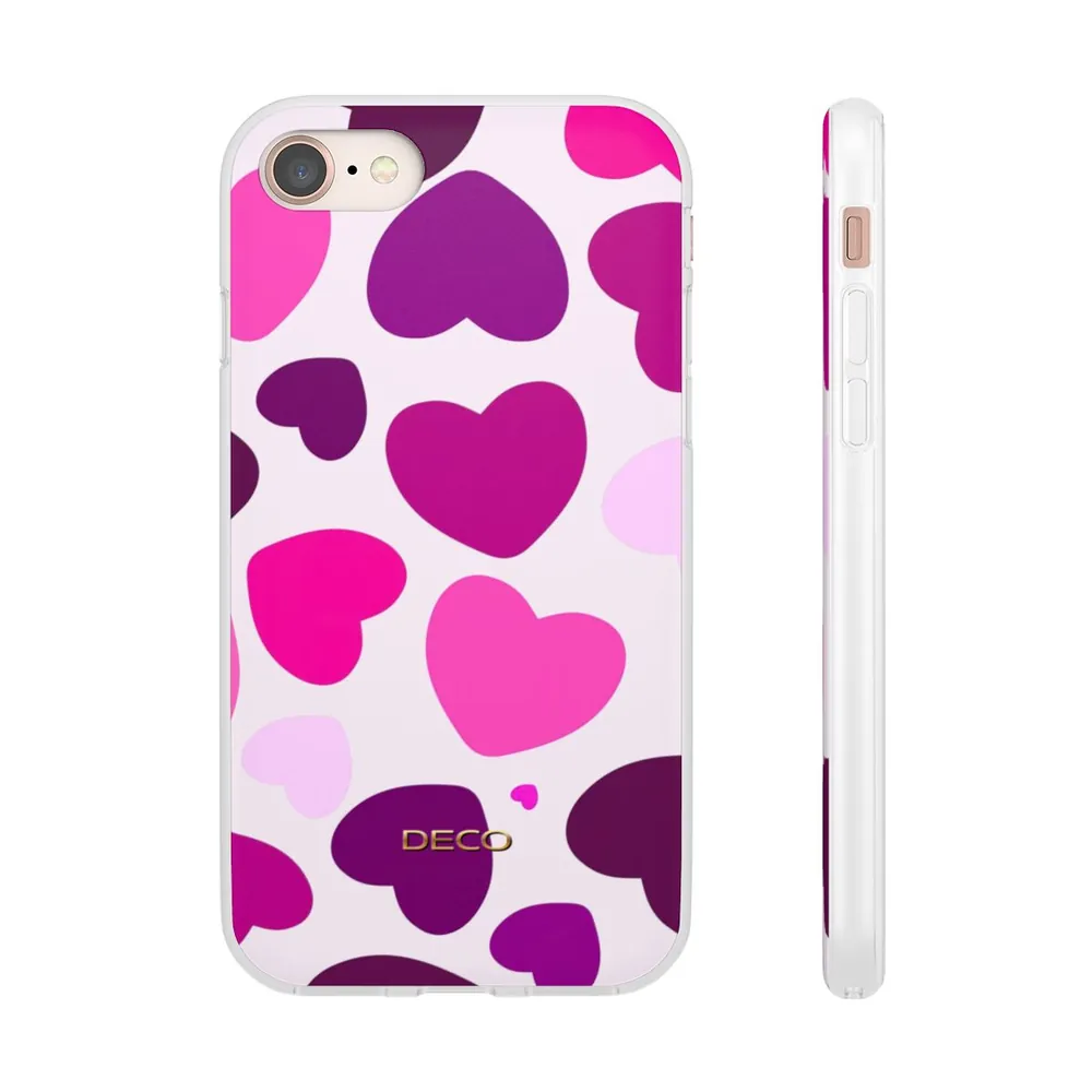 Pink Hearts Phone Case
