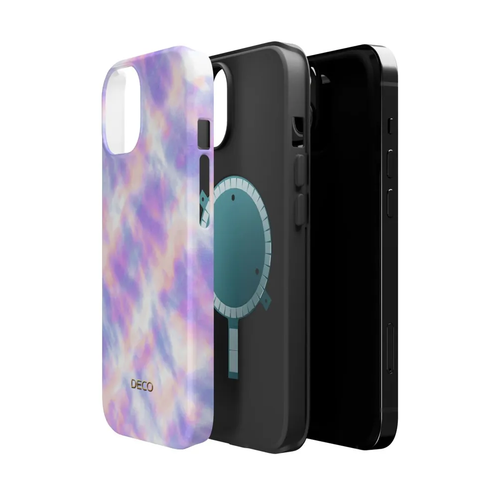 Pastel Tie Dye Watercolor MagSafe Impact-Resistant Phone Case
