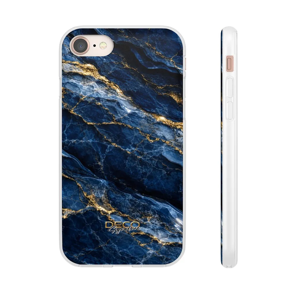 Luxury Sapphire Marble DECO Signature Phone Case