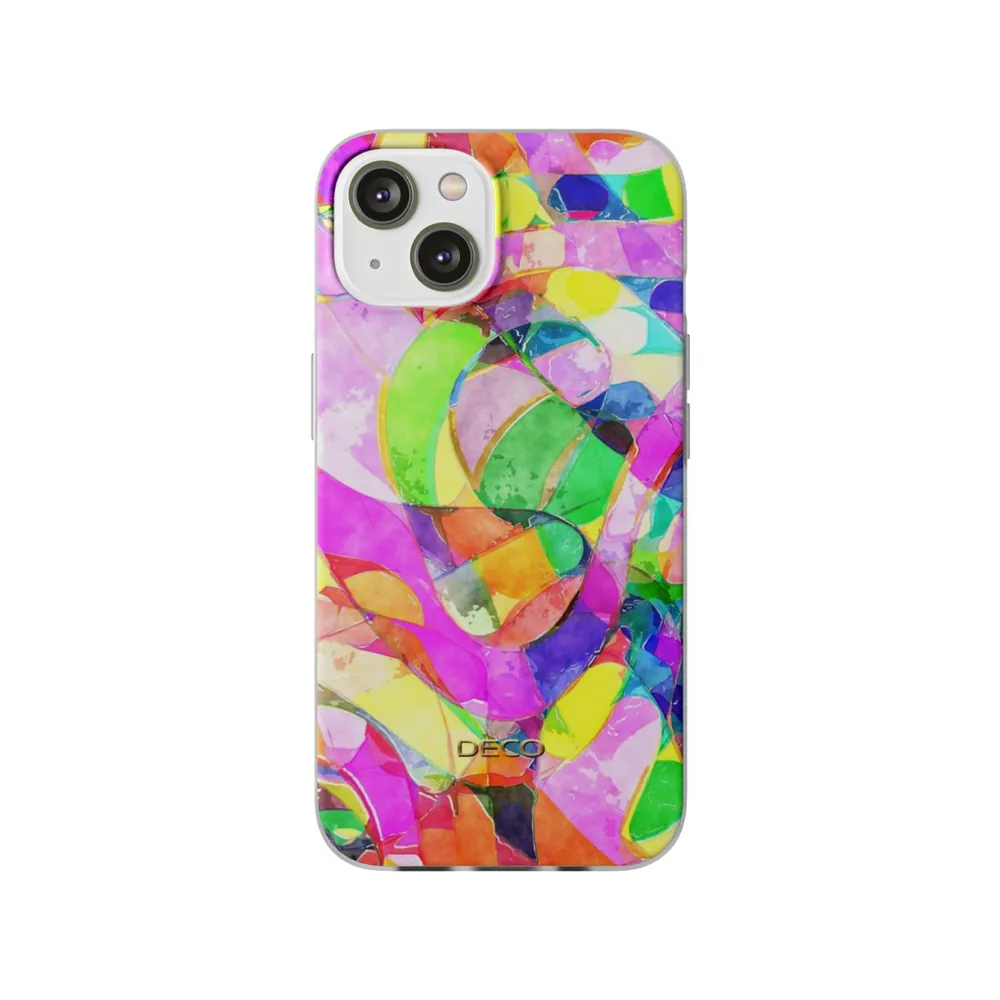 Abstract Neon Watercolor Phone Case