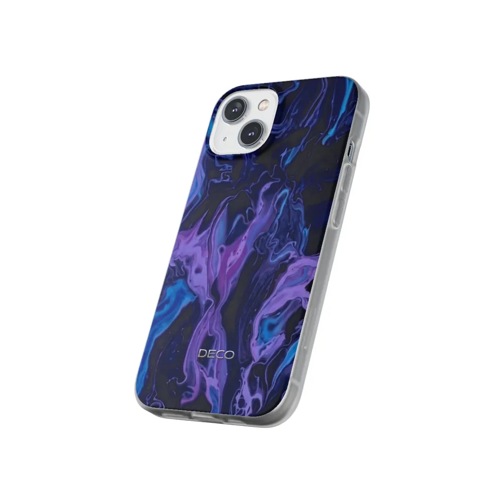 Deep Purple Swirl Phone Case