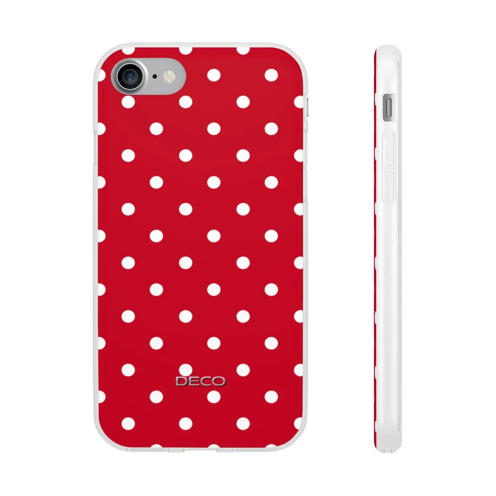 Red & White Polka Dots Phone Case