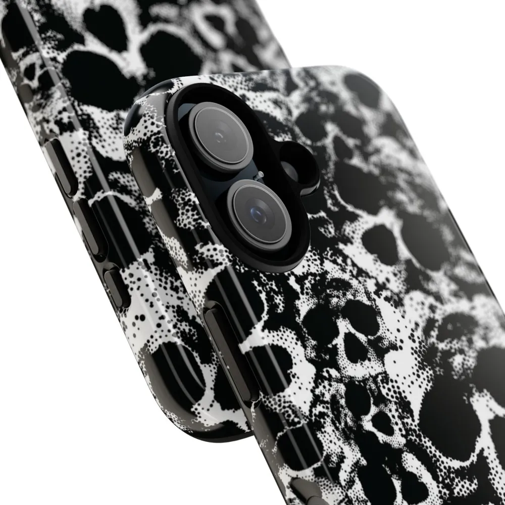 Boneyard Skulls Spooky Halloween Tough Phone Case