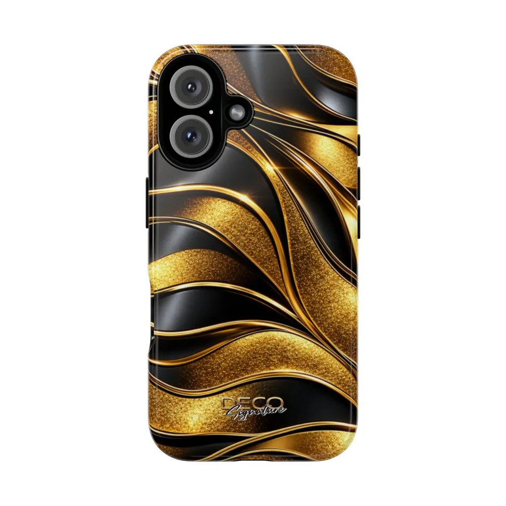 Luxury Black & Gold DECO Signature Tough Phone Case