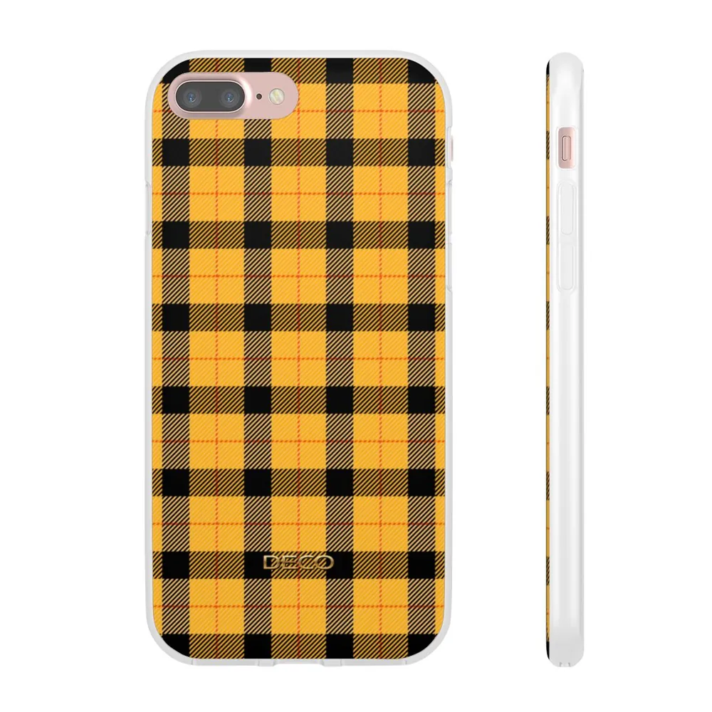 Yellow Gingham Tartan Plaid Phone Case