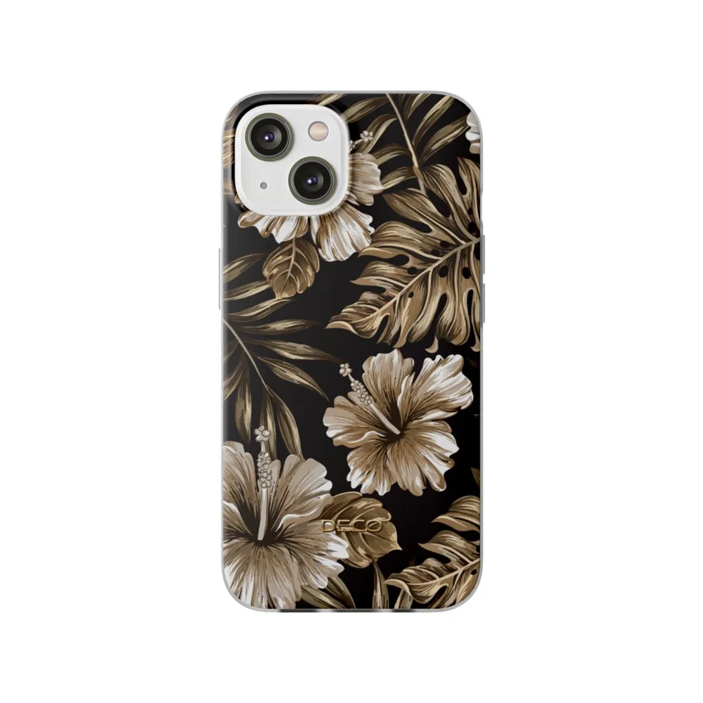 Deep Tropical Floral Phone Case