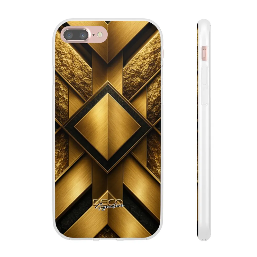 Luxury Textured Gold DECO Signature Phone Case