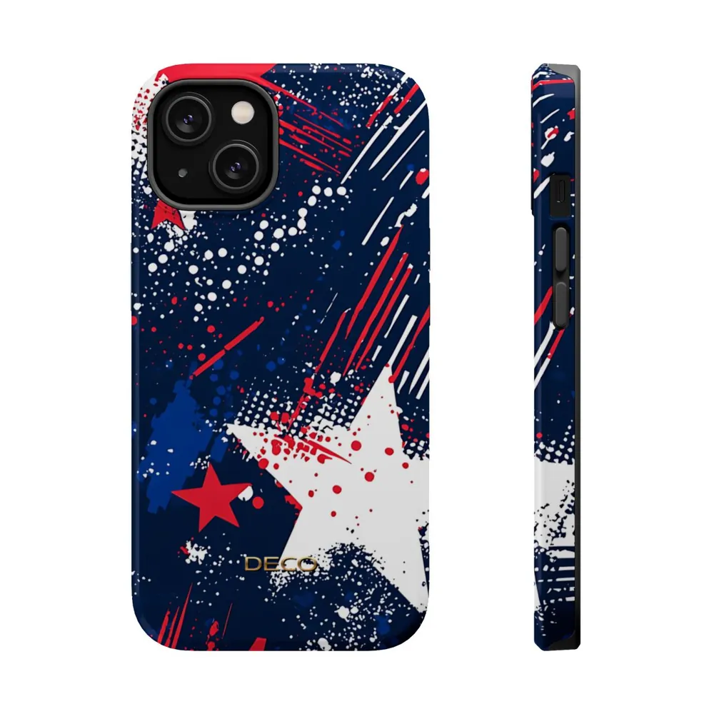 Abstract America MagSafe Impact-Resistant Phone Case