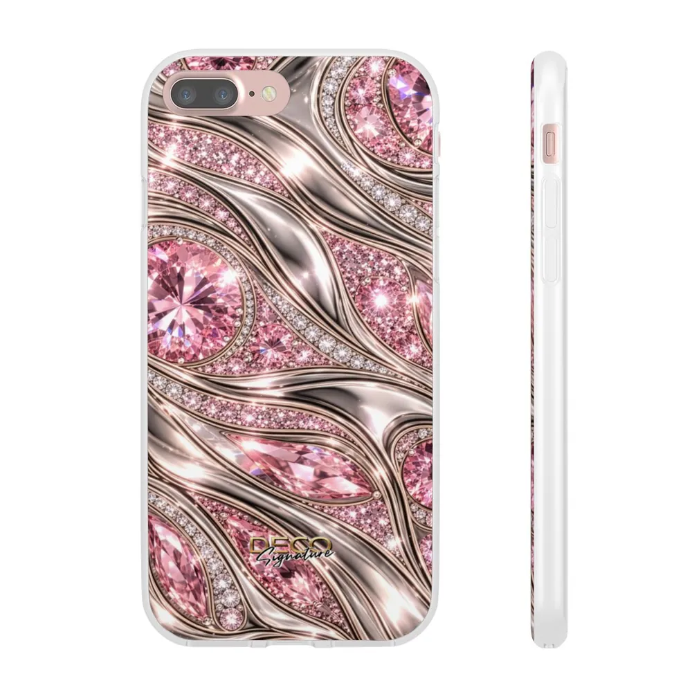 Luxury Gold & Pink Diamonds DECO Signature Phone Case