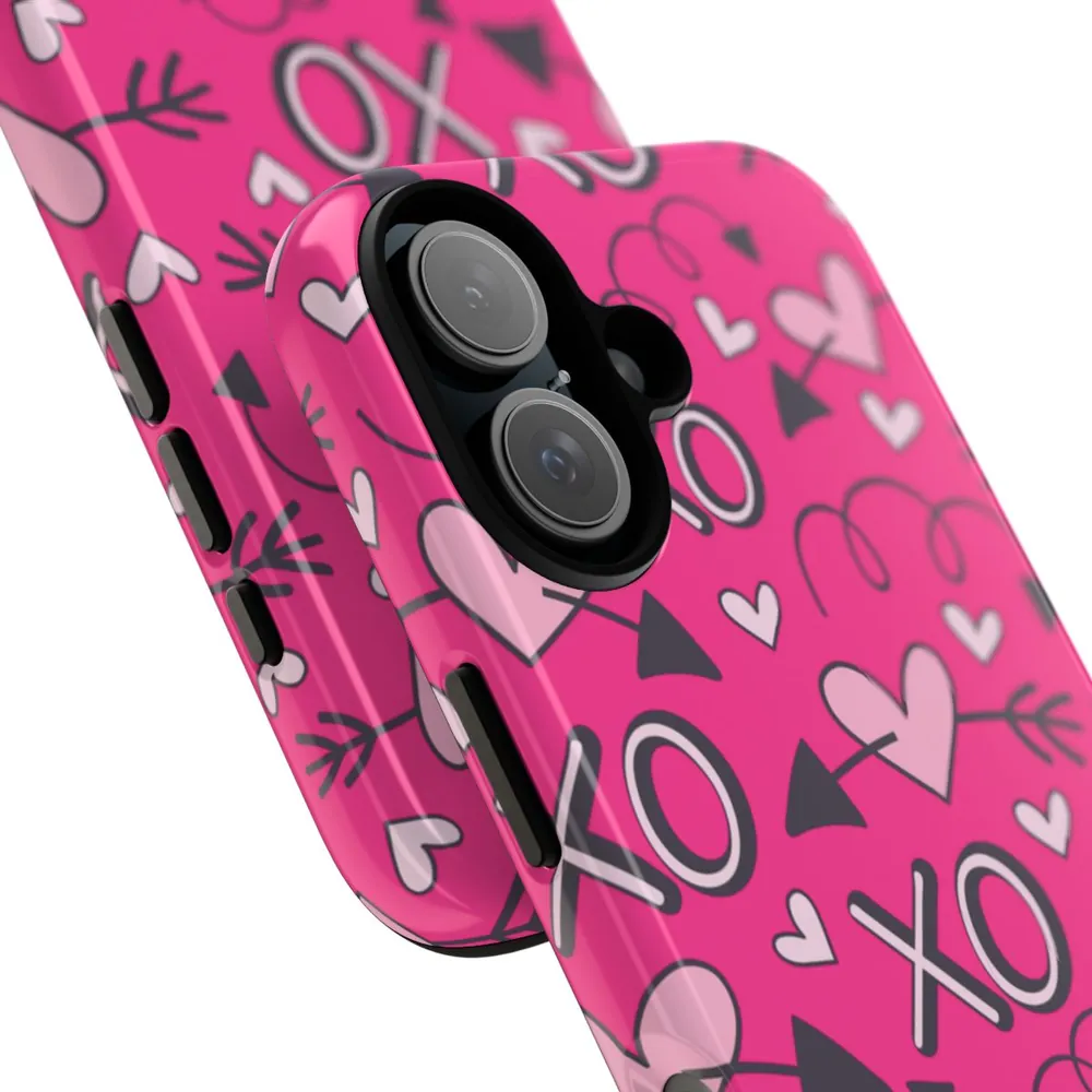 Hugs & Kisses Hearts Tough Phone Case