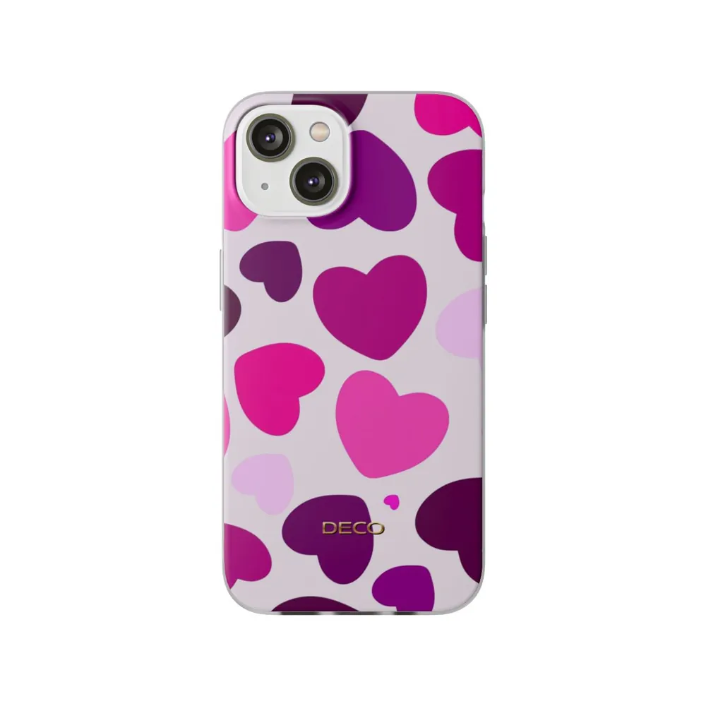 Pink Hearts Phone Case
