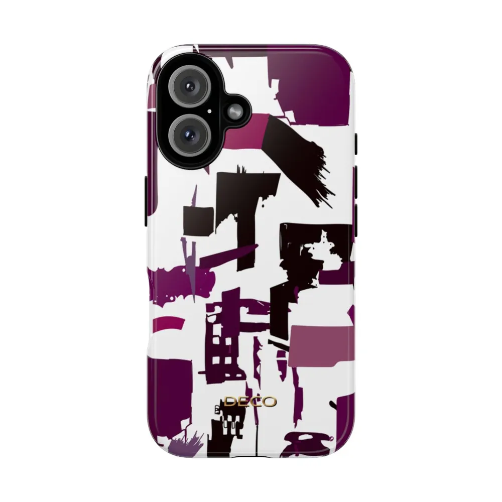 Distressed Geometric Grunge Tough Phone Case